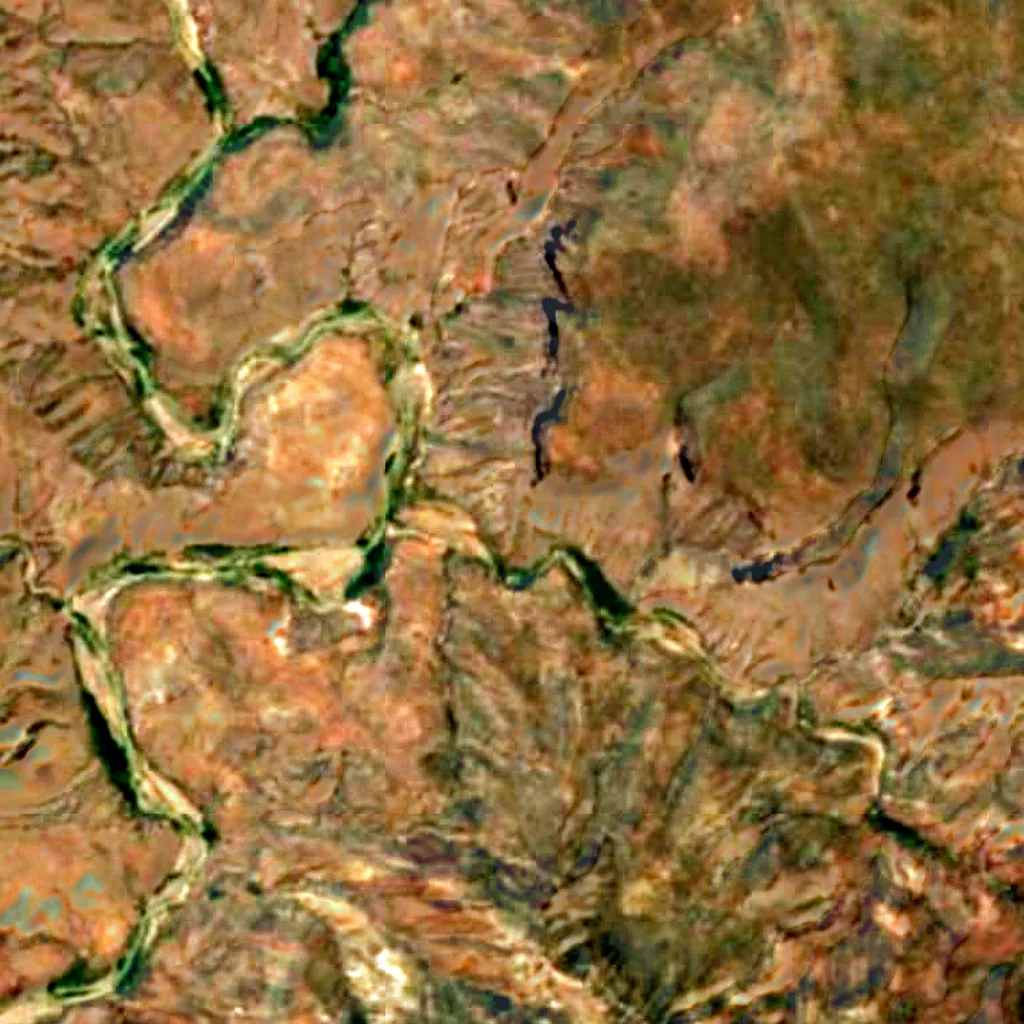 Kilodegree Extremely Little Telescope von oben gesehen (Sentinel-2)