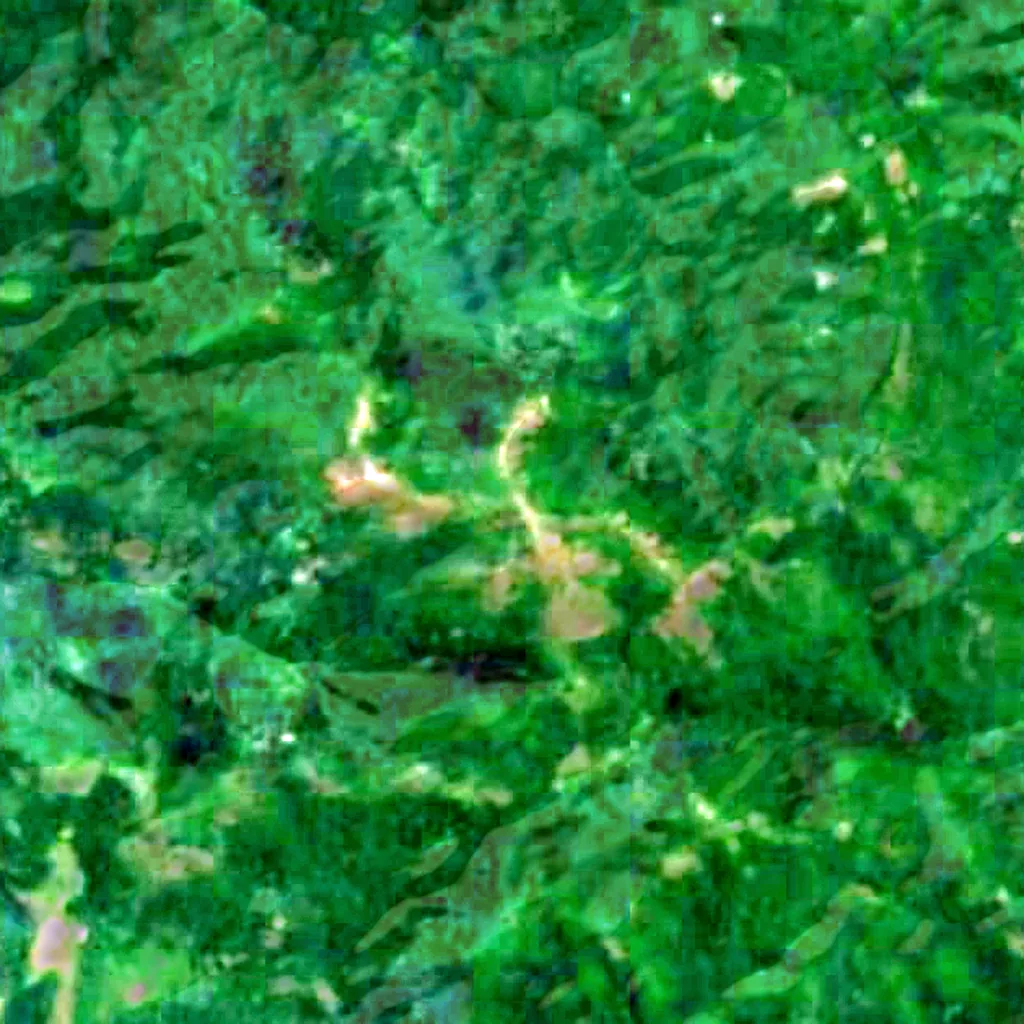 Kinyeti von oben gesehen (Sentinel-2)