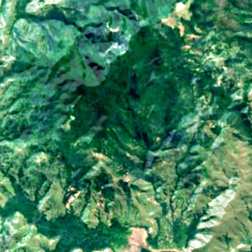 Komodo visto de cima (Sentinel-2)