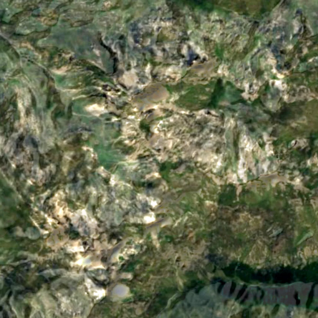 Korab von oben gesehen (Sentinel-2)