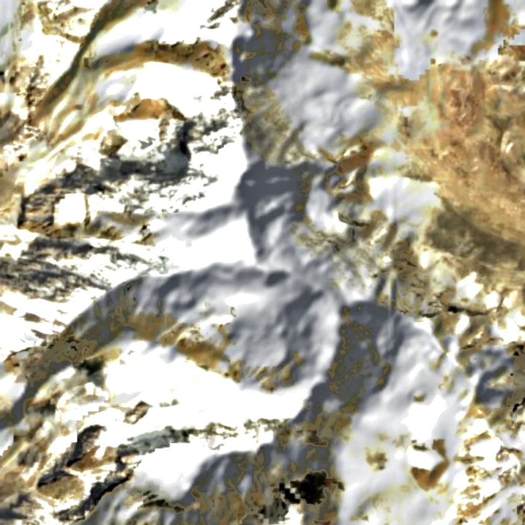 Kuh-e Bandaka von oben gesehen (Sentinel-2)