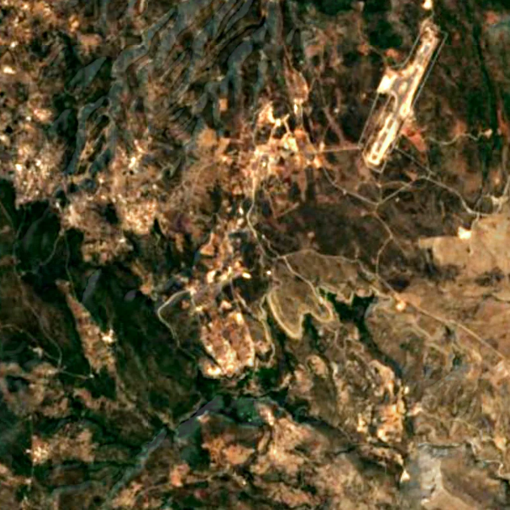 Kythira von oben gesehen (Sentinel-2)