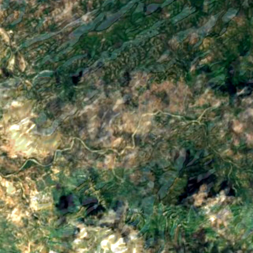 La Guajira Desert von oben gesehen (Sentinel-2)