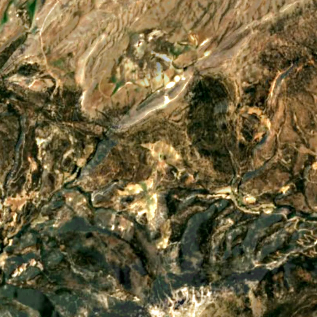 Osservatorio astronomico di La Sagra visto dall'alto (Sentinel-2)