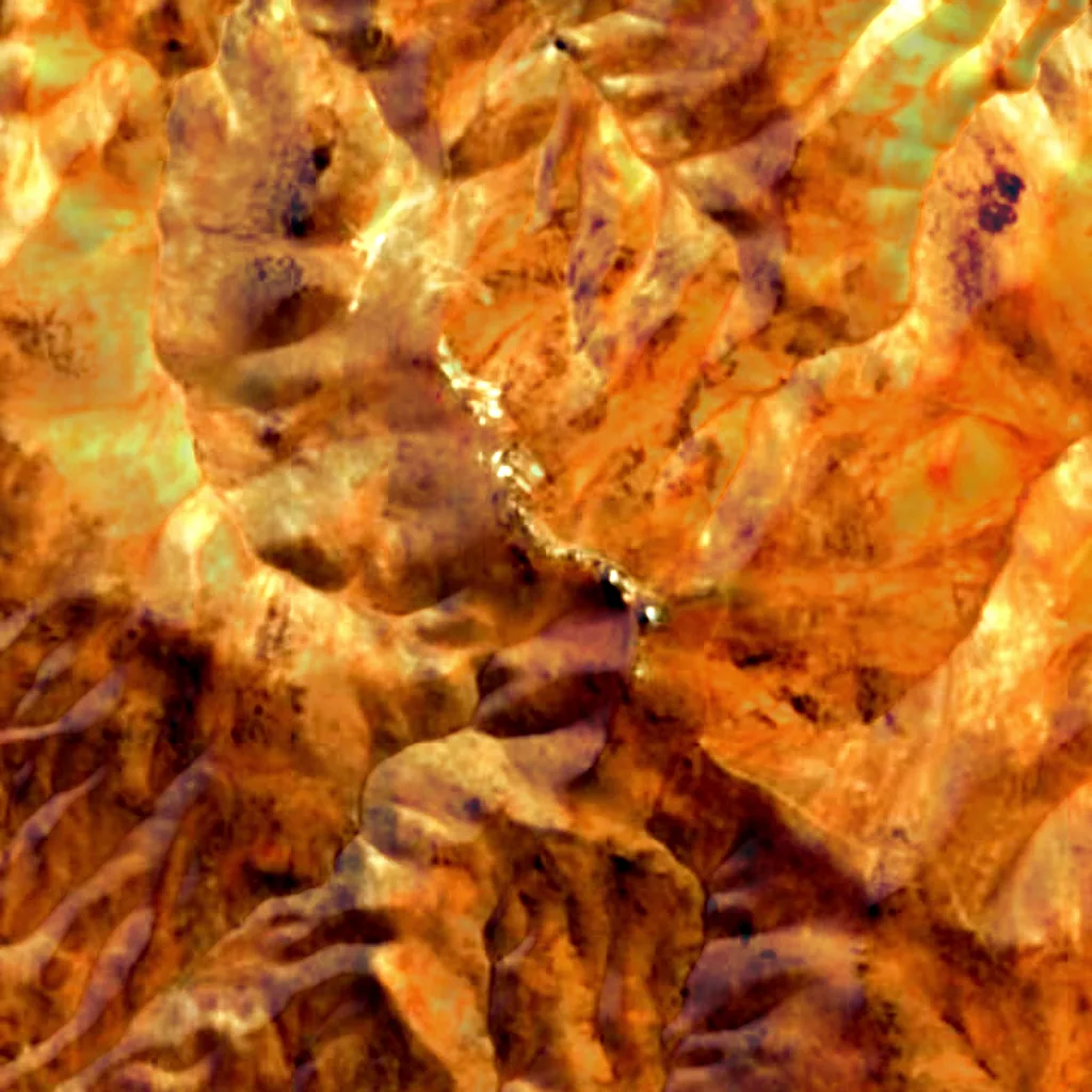 Observatoire de La Silla vu d'en haut (Sentinel-2)