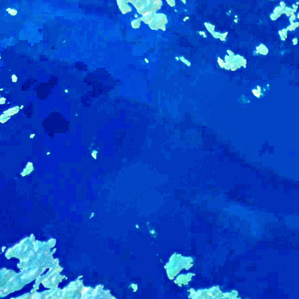 Inarimeer van boven gezien (Sentinel-2)