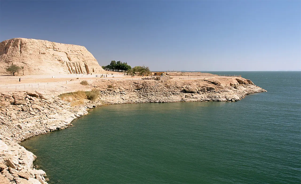 Abu Simbel, Nefertari Temple, Lake Nasser, Egypt, Oct 2004