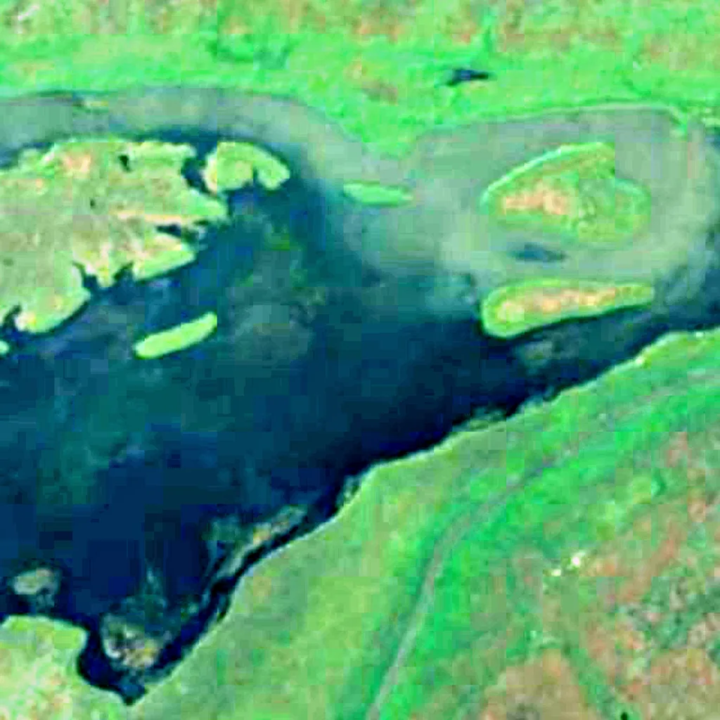 Lago No visto desde arriba (Sentinel-2)