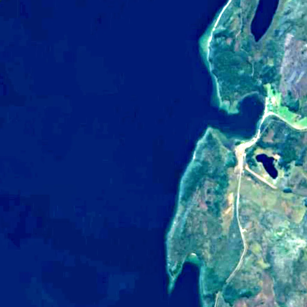 Lake Te Anau seen from above (Sentinel-2)