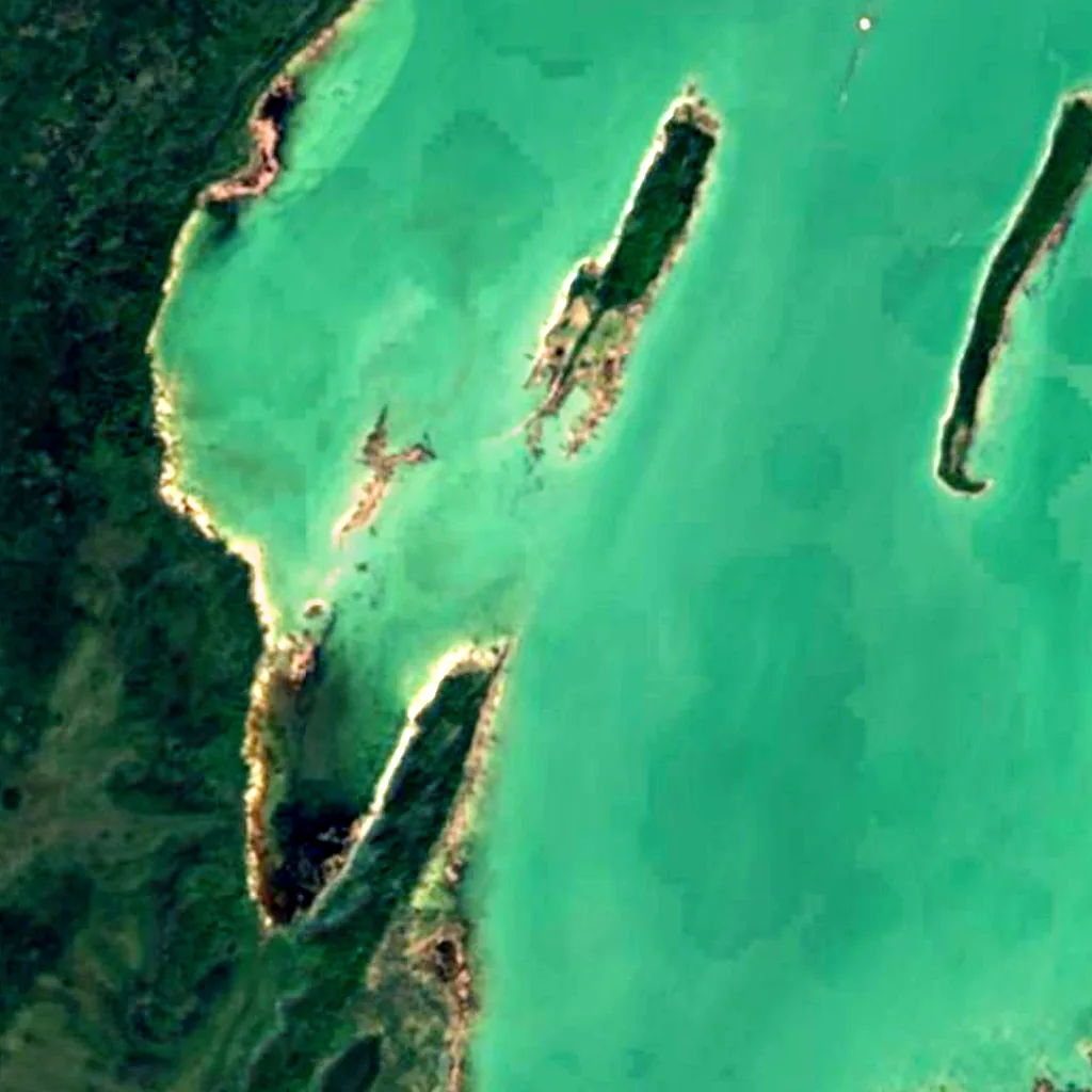 Winnipegosissee von oben gesehen (Sentinel-2)