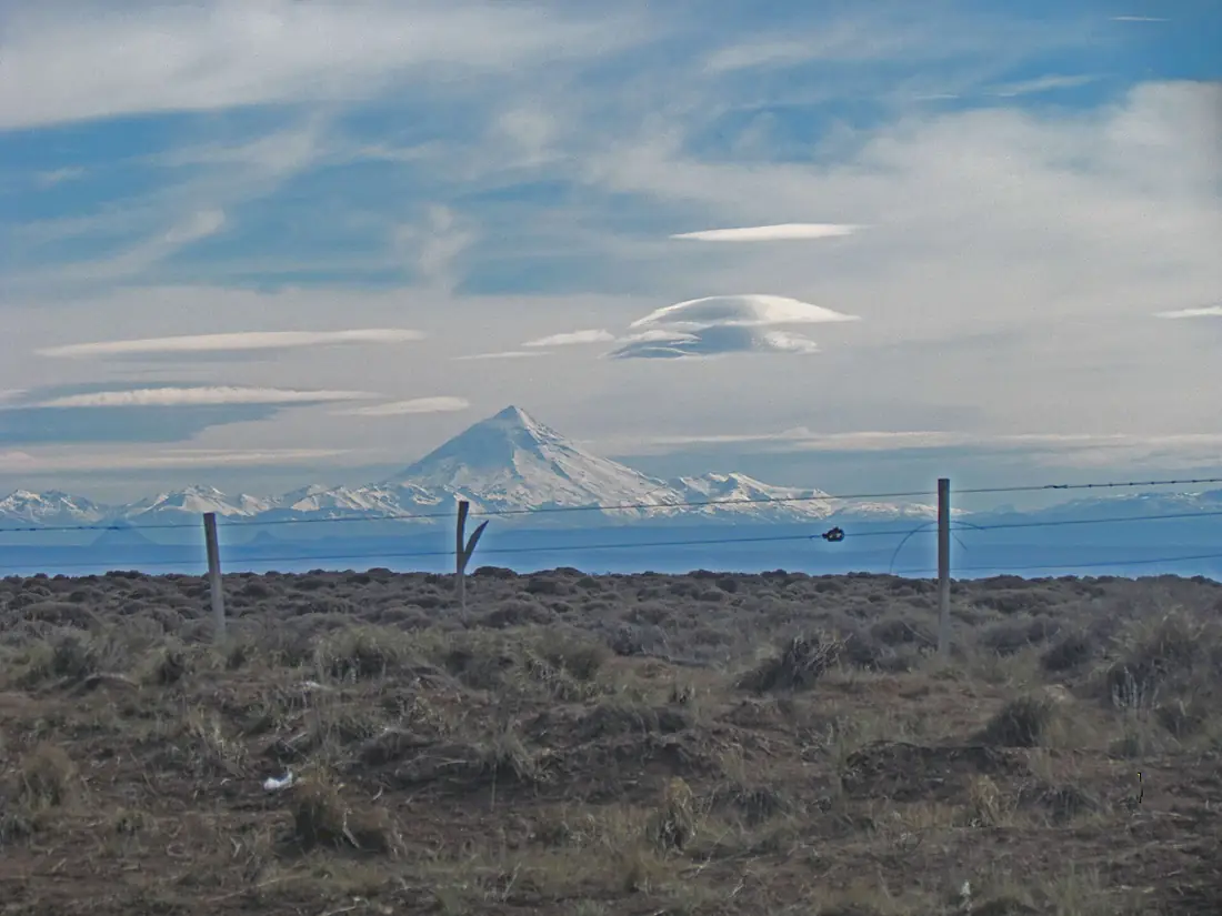 Antes de la Nevada Volcan Lanin