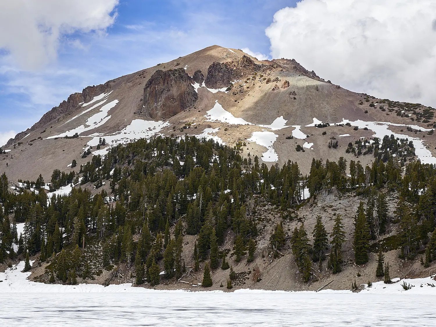 Lassen Peak in June 2020