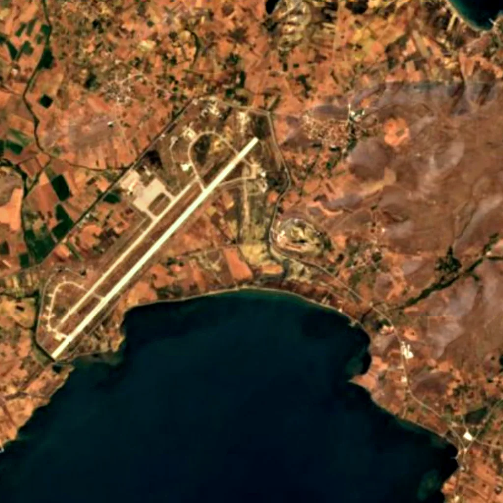 Lemnos visto de cima (Sentinel-2)