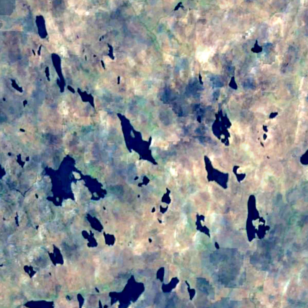 Lewis and Harris visto de cima (Sentinel-2)