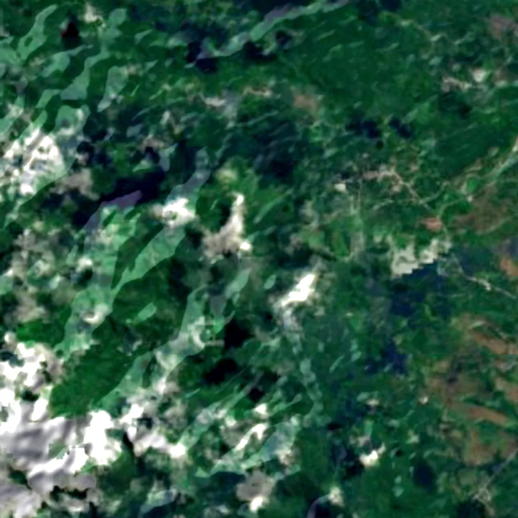 Leyte van boven gezien (Sentinel-2)