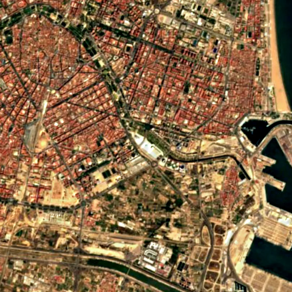 Hemisfèric vu d'en haut (Sentinel-2)