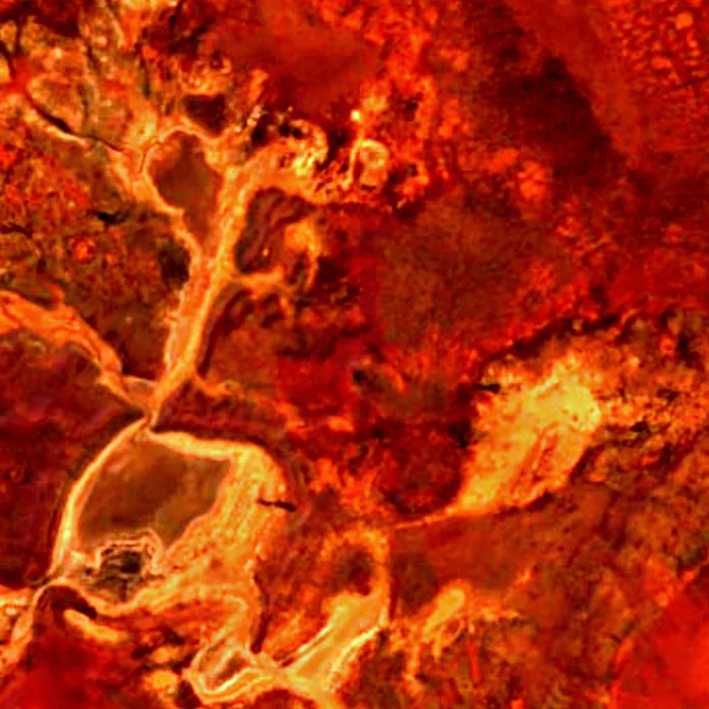 Kleine Sandwüste von oben gesehen (Sentinel-2)