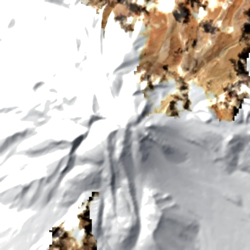 Llullaillaco visto dall'alto (Sentinel-2)