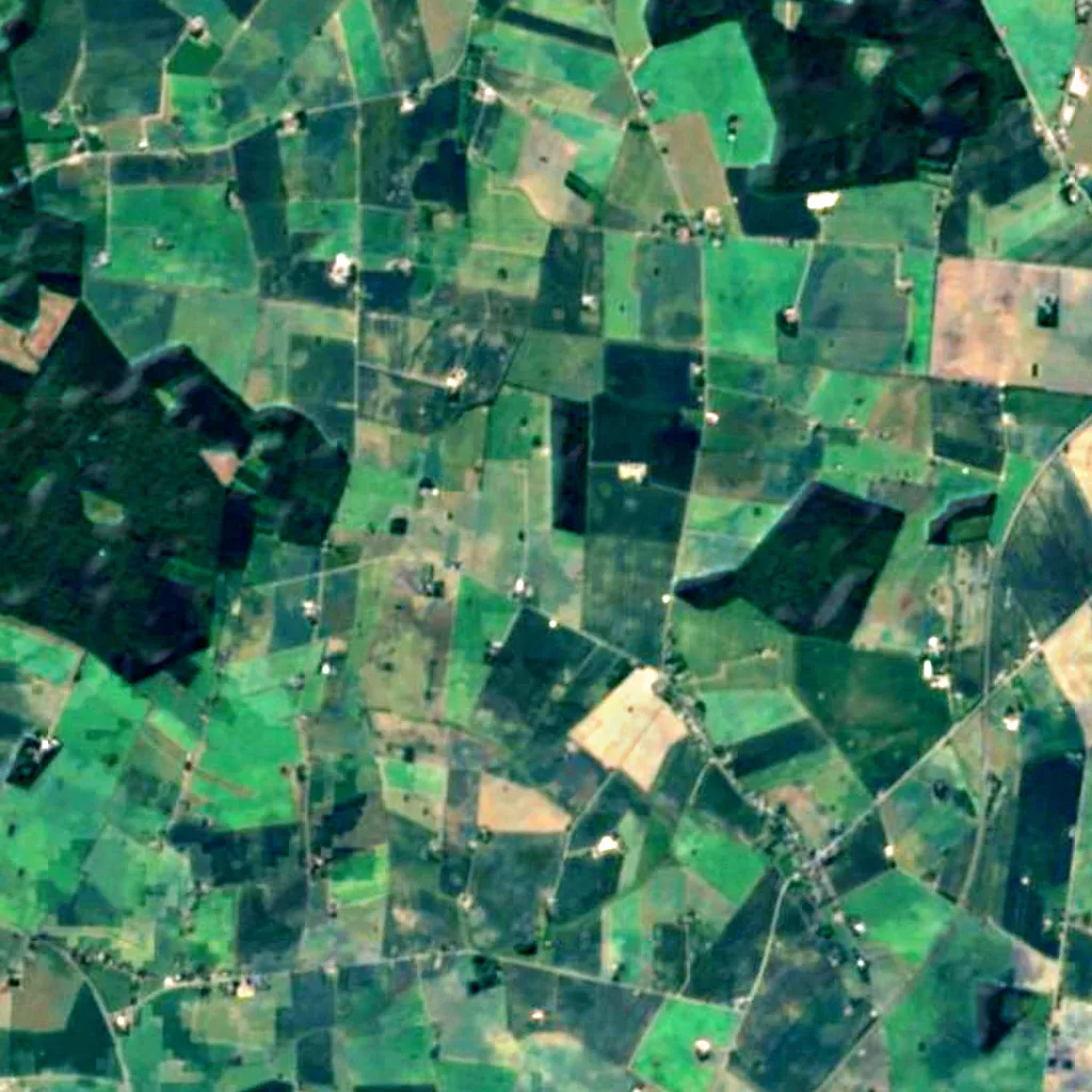 Lolland seen from above (Sentinel-2)