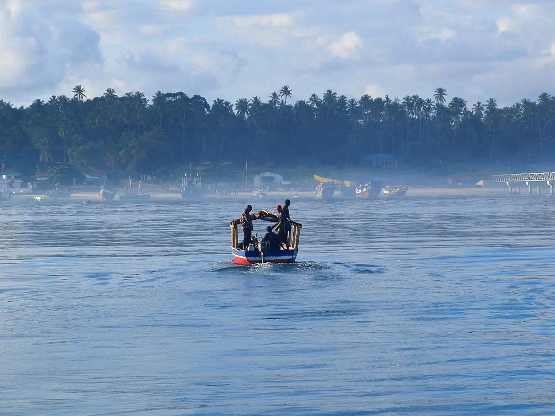 Mafia Island Harbour in Tanzania