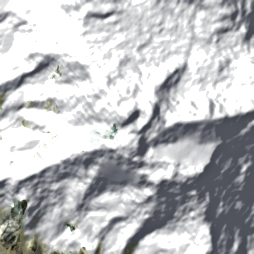 Makalu visto dall'alto (Sentinel-2)