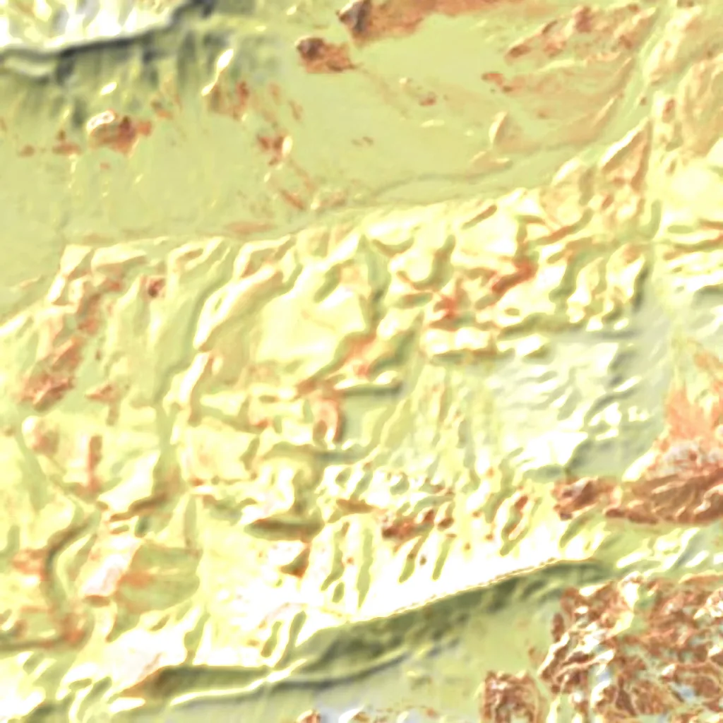 Makhtesh Ramon van boven gezien (Sentinel-2)