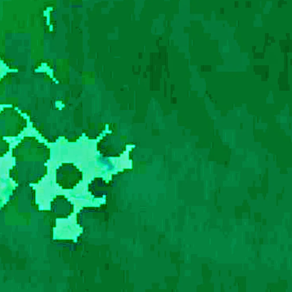 Mar Chiquita visto dall'alto (Sentinel-2)