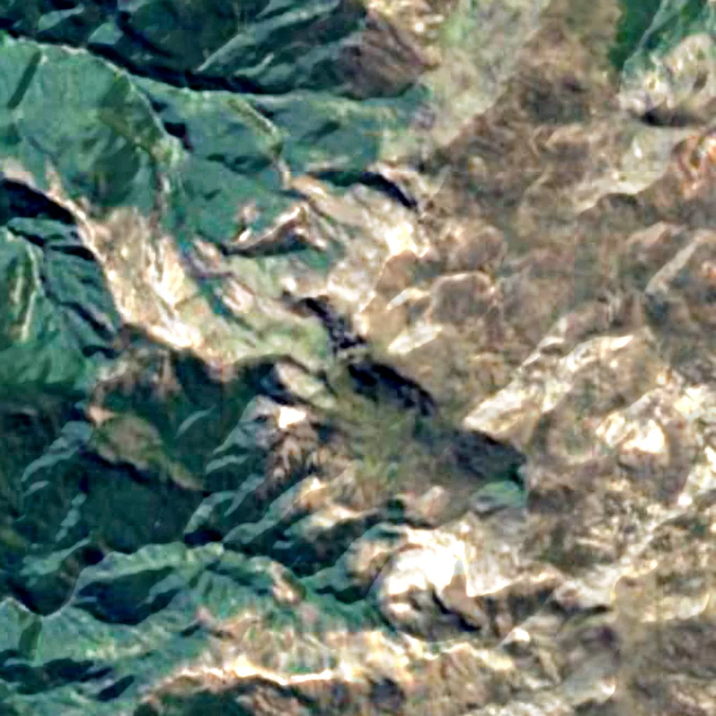 Maromokotro visto dall'alto (Sentinel-2)