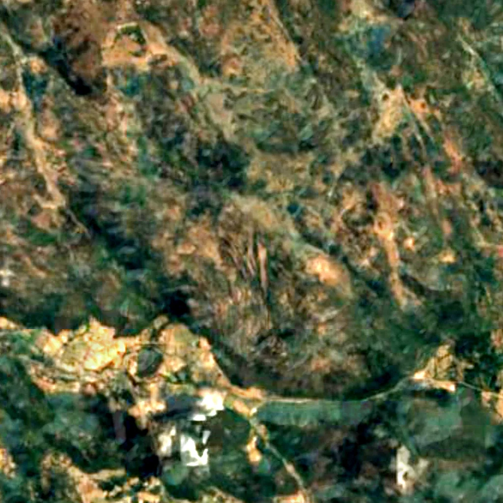 Matoboheuvels van boven gezien (Sentinel-2)