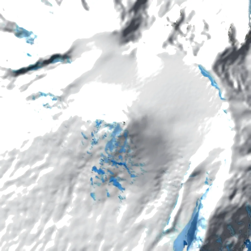 Mawson Peak seen from above (Sentinel-2)