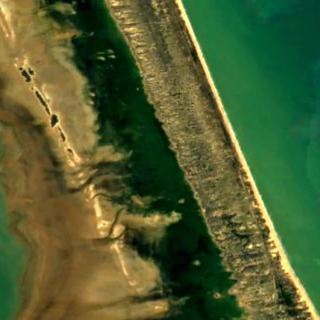 Médanos de Coro National Park seen from above (Sentinel-2)
