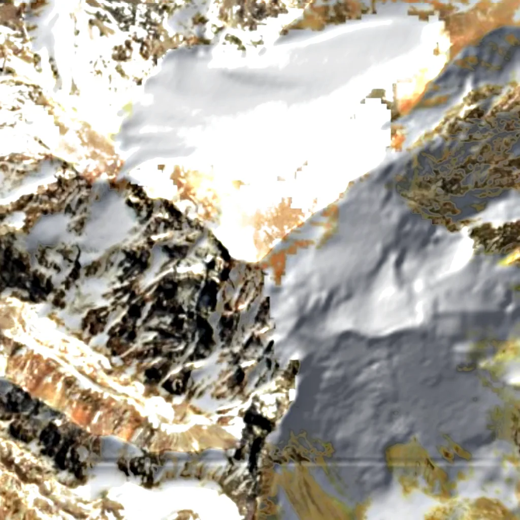 Mercedario von oben gesehen (Sentinel-2)