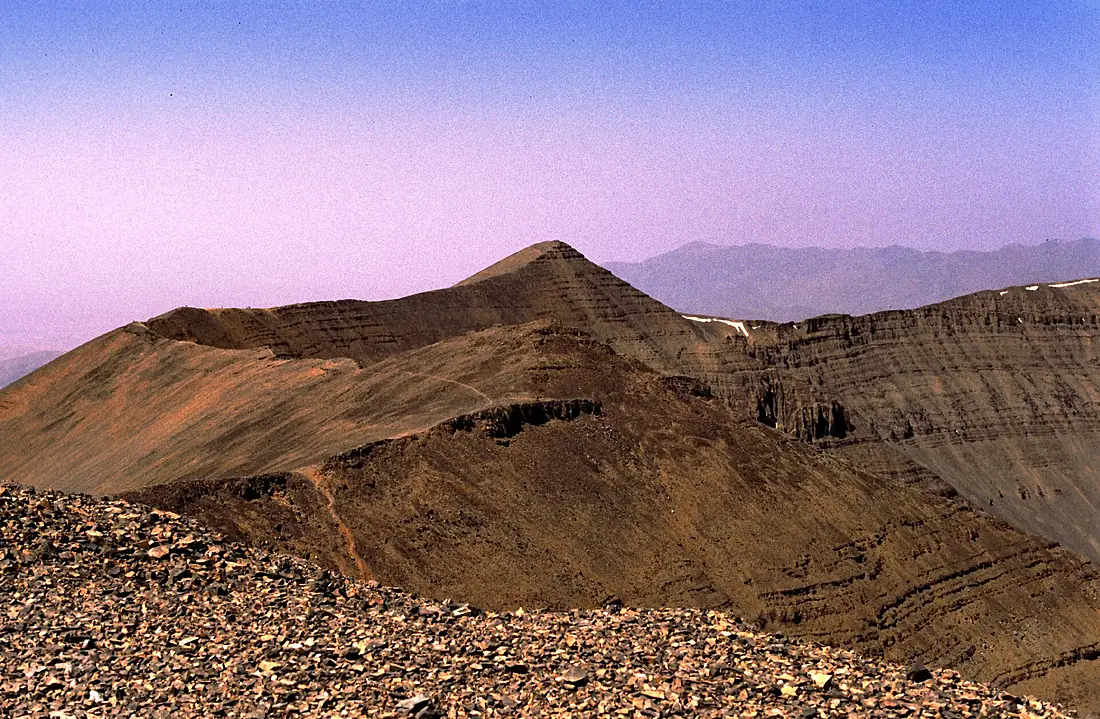 Mgoun mountain peak