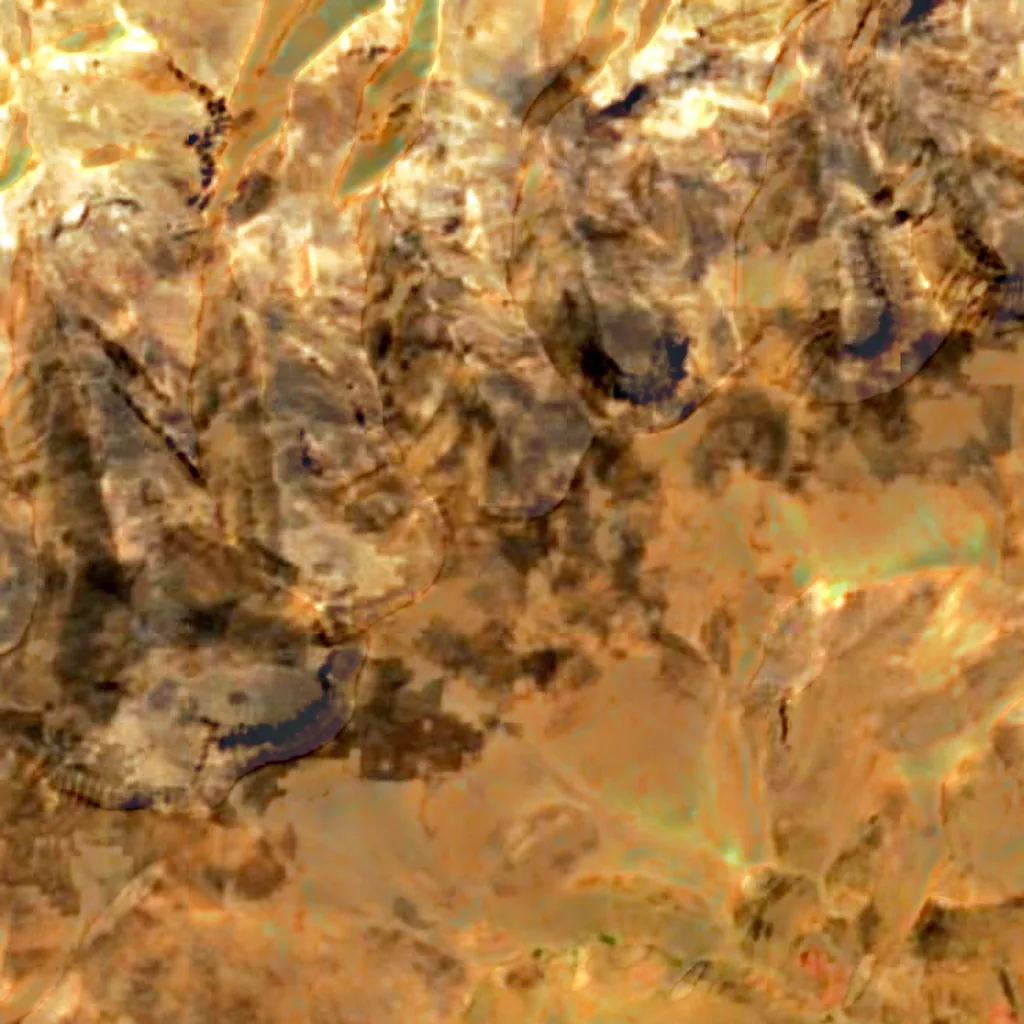 Jbel M’Goun von oben gesehen (Sentinel-2)