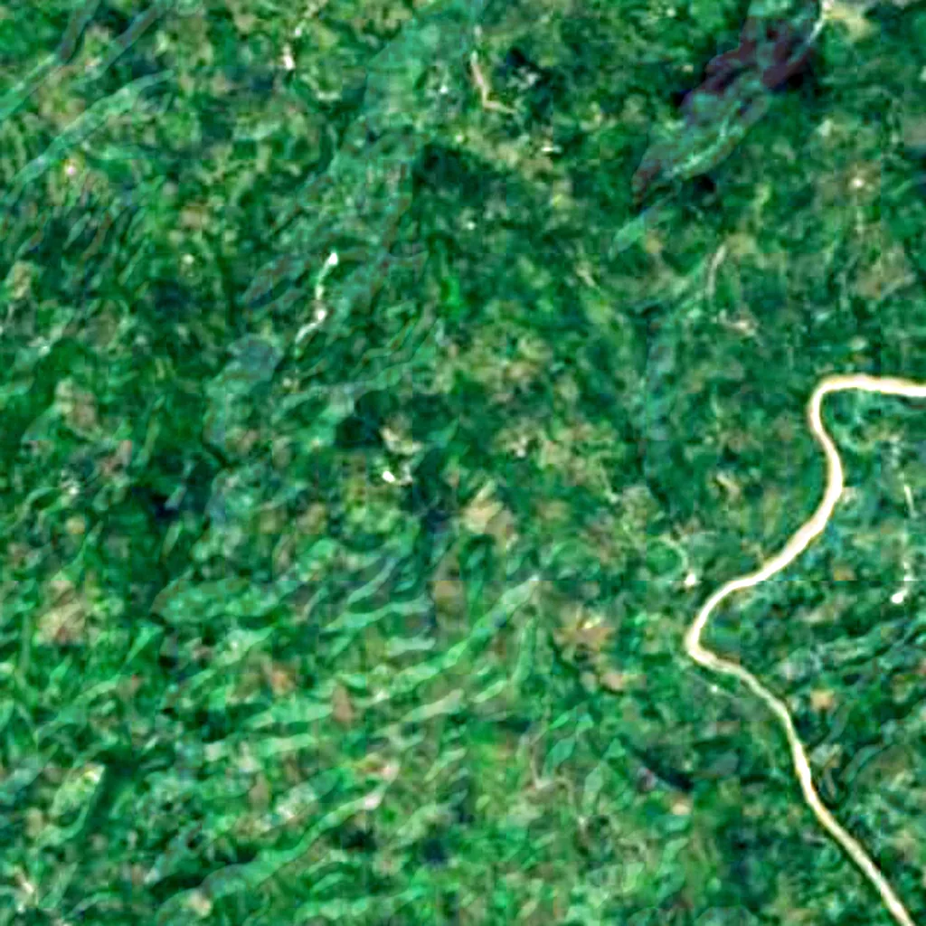 Mindanao visto desde arriba (Sentinel-2)