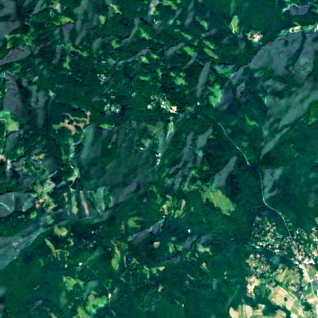 Modra Observatory von oben gesehen (Sentinel-2)