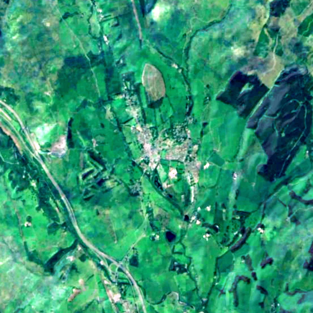 Moffat visto desde arriba (Sentinel-2)