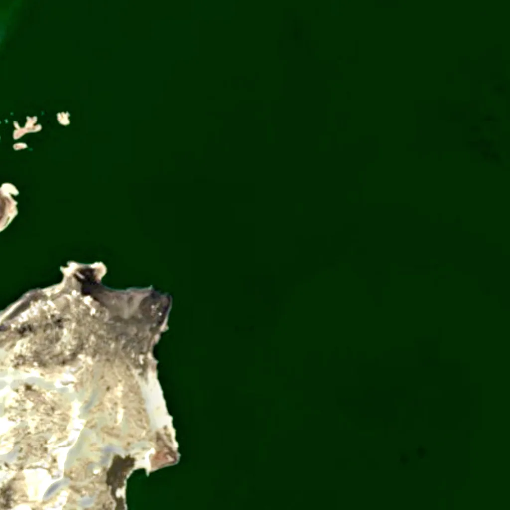 Lago Mono visto desde arriba (Sentinel-2)