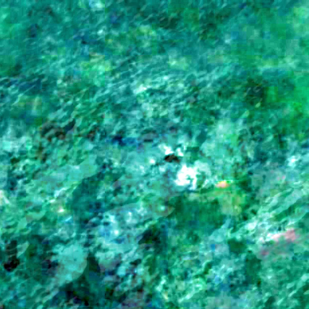 Monte Nabemba visto dall'alto (Sentinel-2)