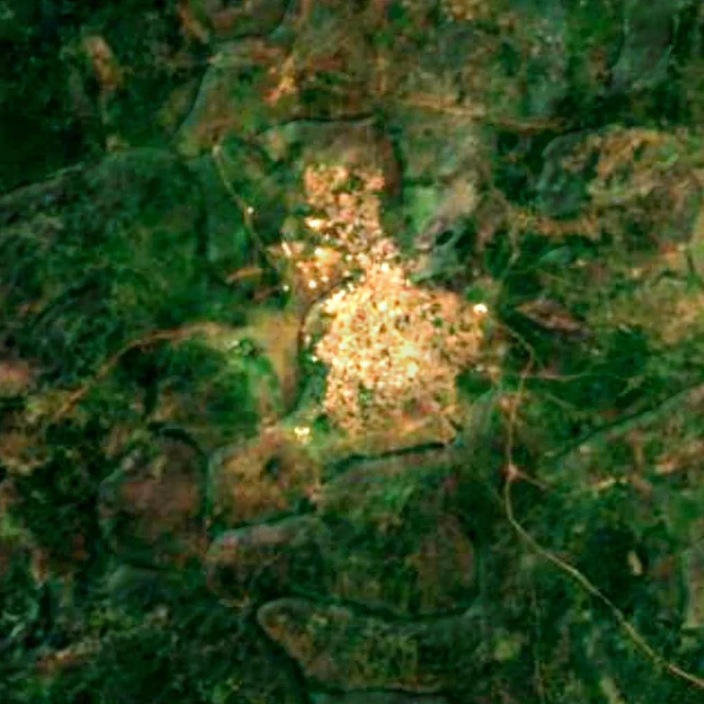 Mont Ngaoui seen from above (Sentinel-2)