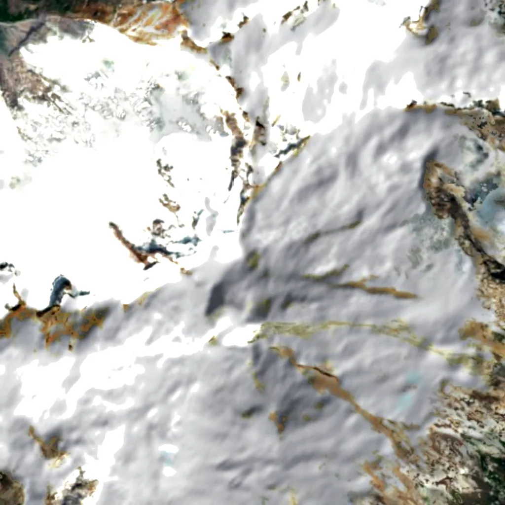 Mount Baker seen from above (Sentinel-2)