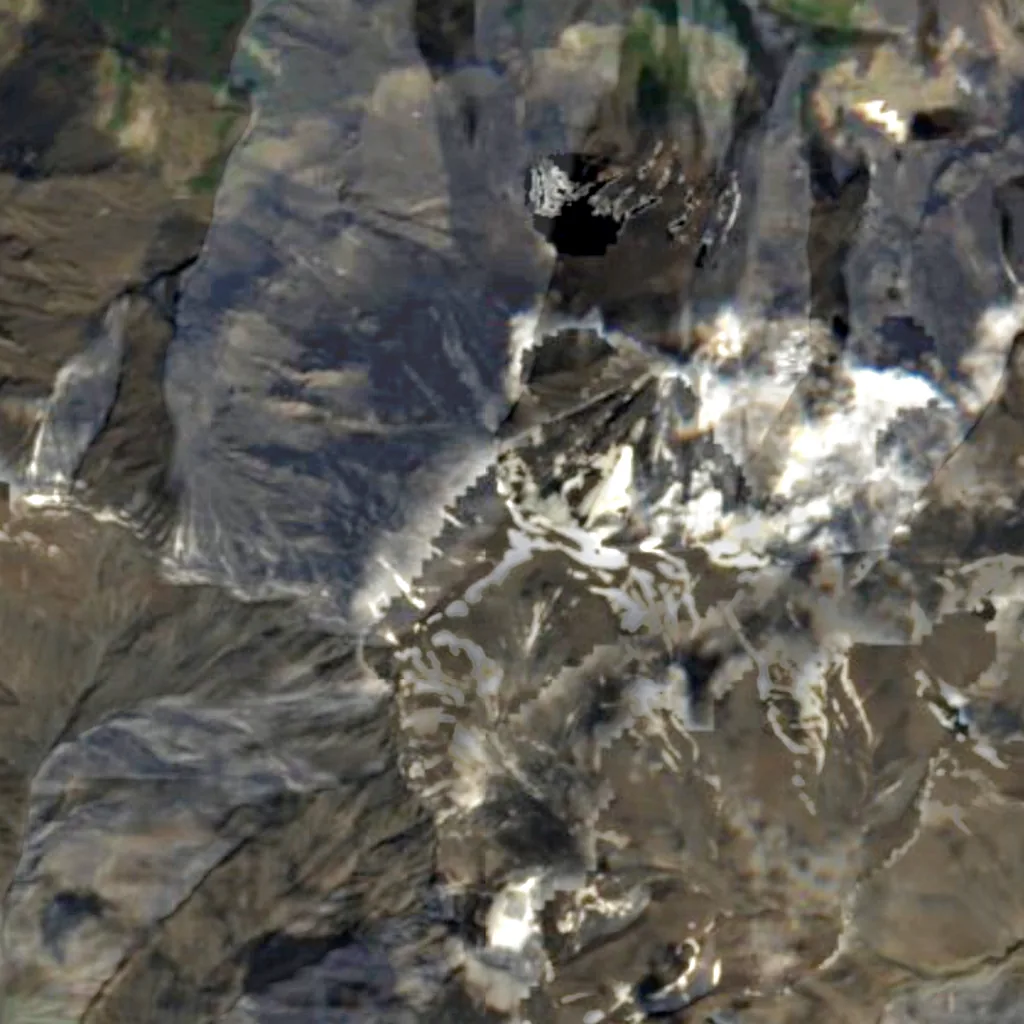 Bazardüzü von oben gesehen (Sentinel-2)