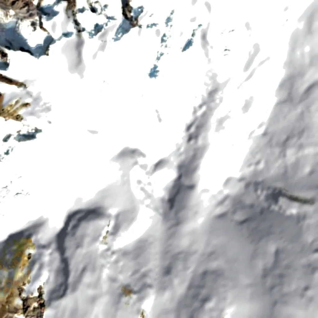Monte Elbrus visto dall'alto (Sentinel-2)