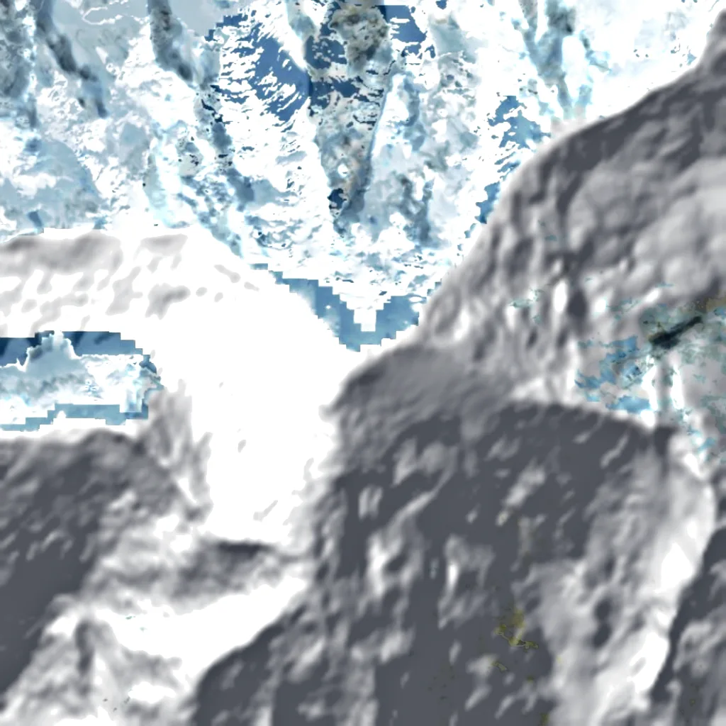 Mount Foraker seen from above (Sentinel-2)