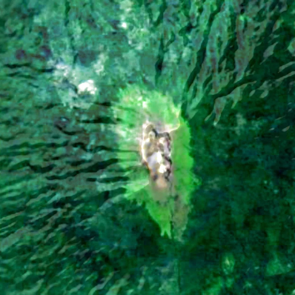 Gamkonora von oben gesehen (Sentinel-2)