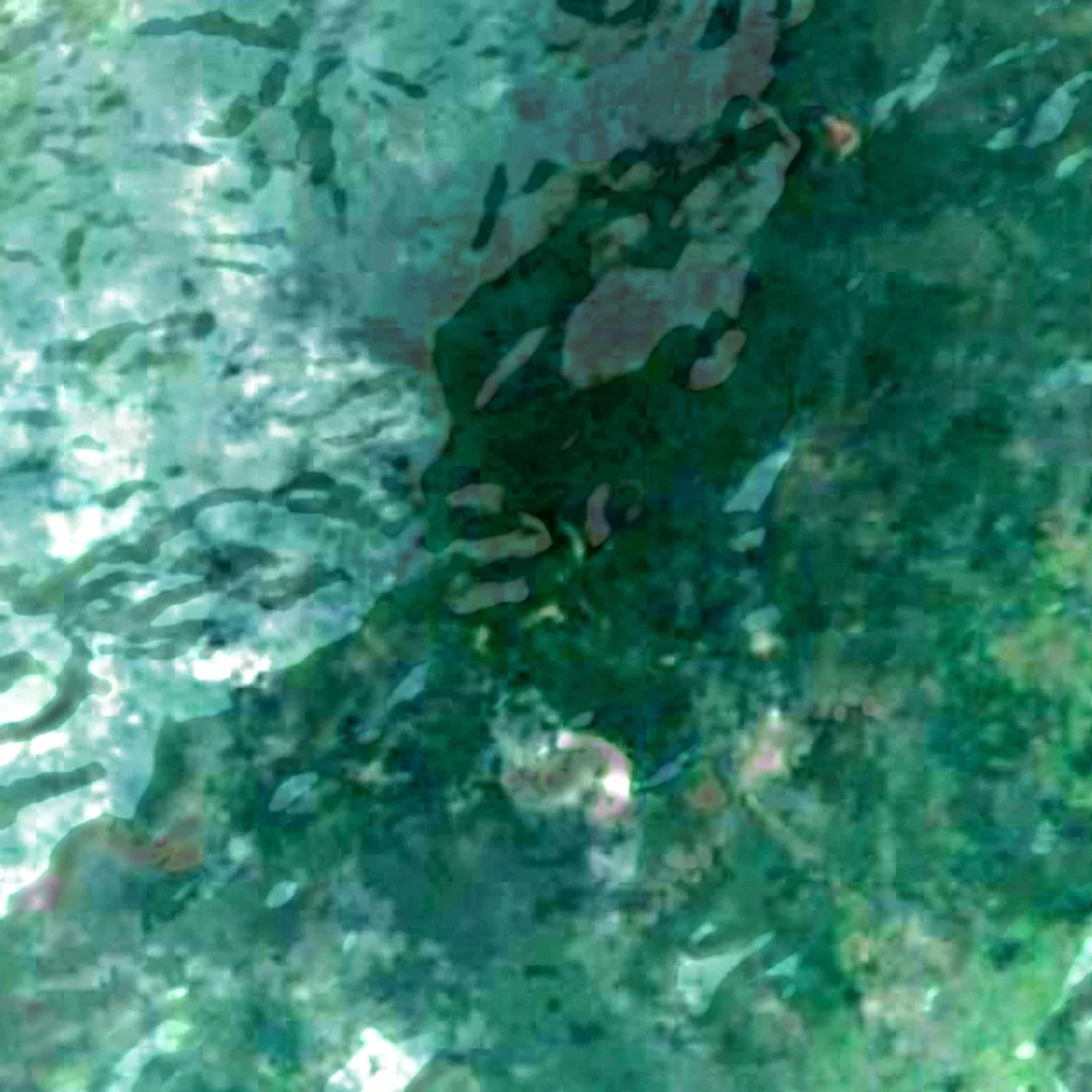 Mount Kupe seen from above (Sentinel-2)