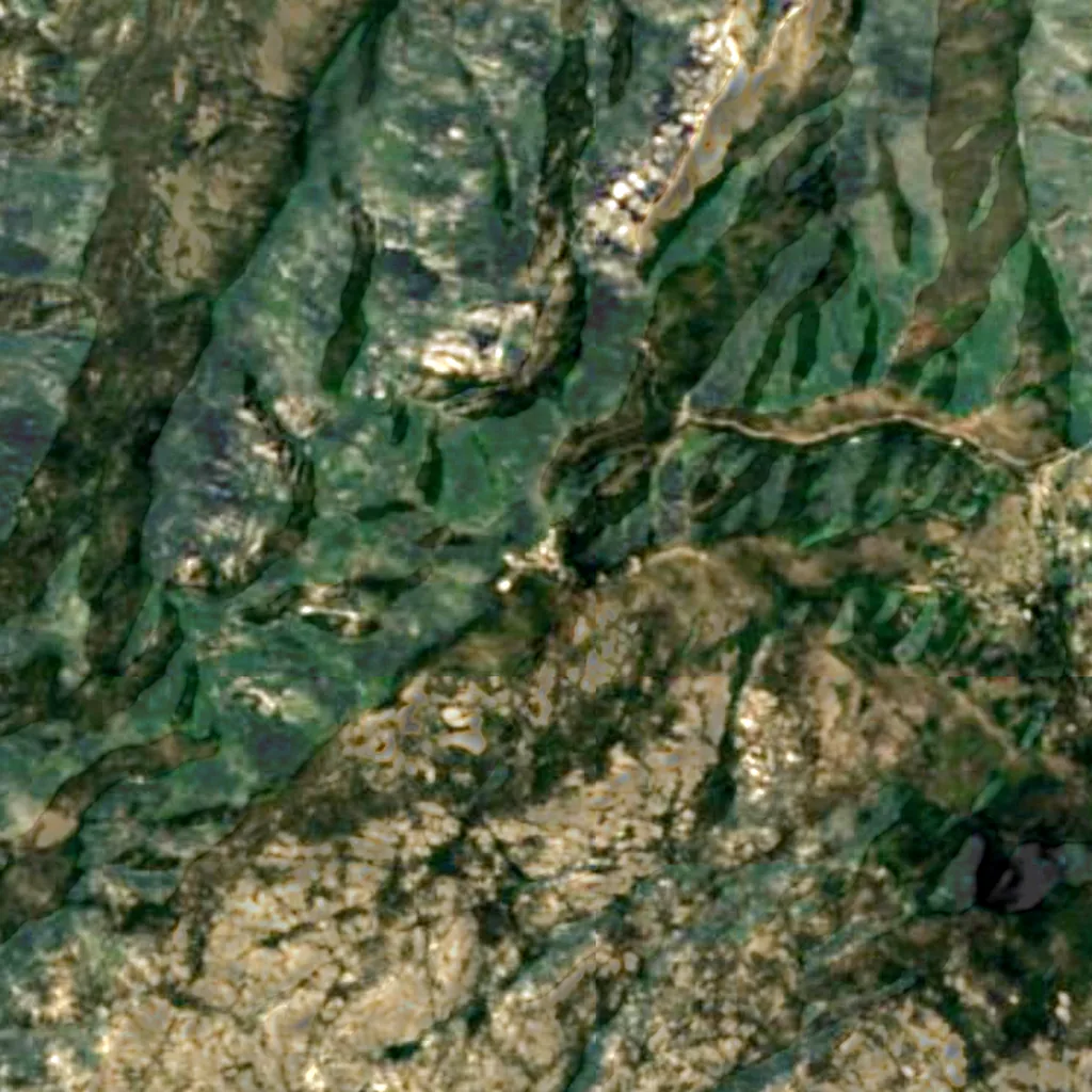 Osservatorio di Monte Lemmon visto dall'alto (Sentinel-2)