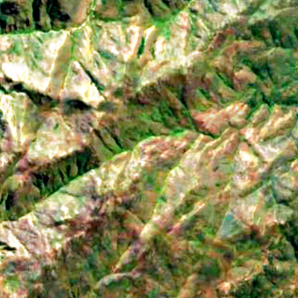 Morro de Môco vu d'en haut (Sentinel-2)