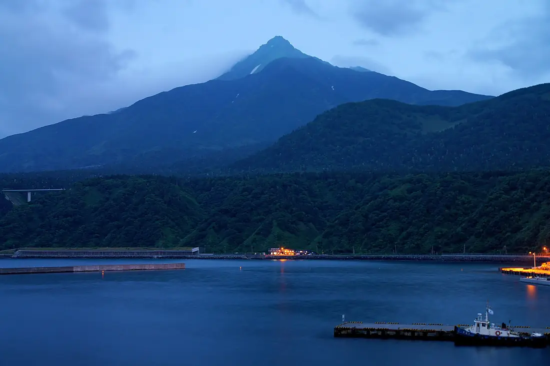 130726 Mount Rishiri view from Oshidomari Port in Rishiri Island Hokkaido Japan01s5