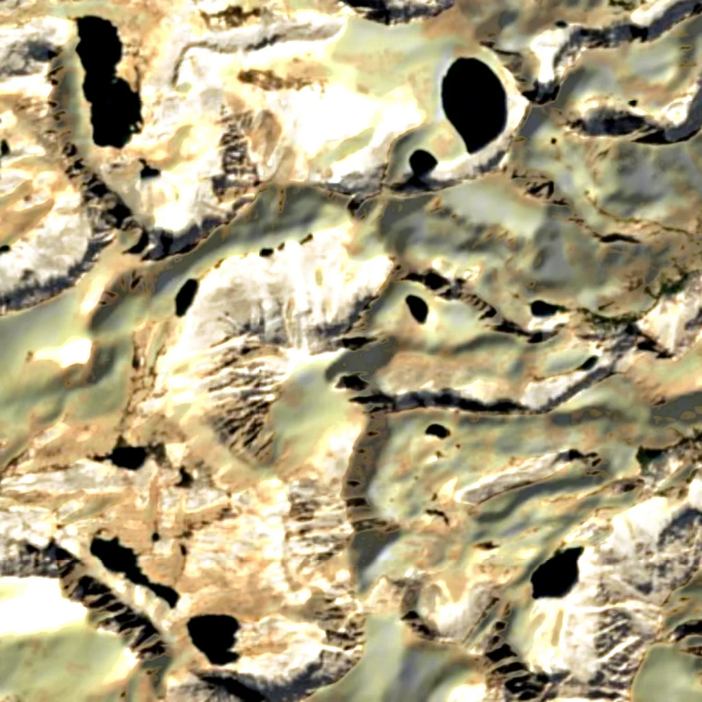 Mount Whitney van boven gezien (Sentinel-2)